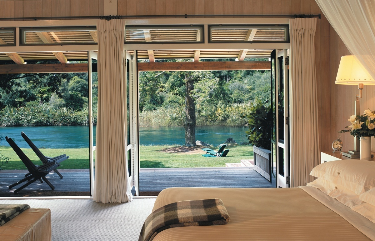 A Junior lodge Suite at Huka Lodge Taupo - image courtesy Huka Retreats